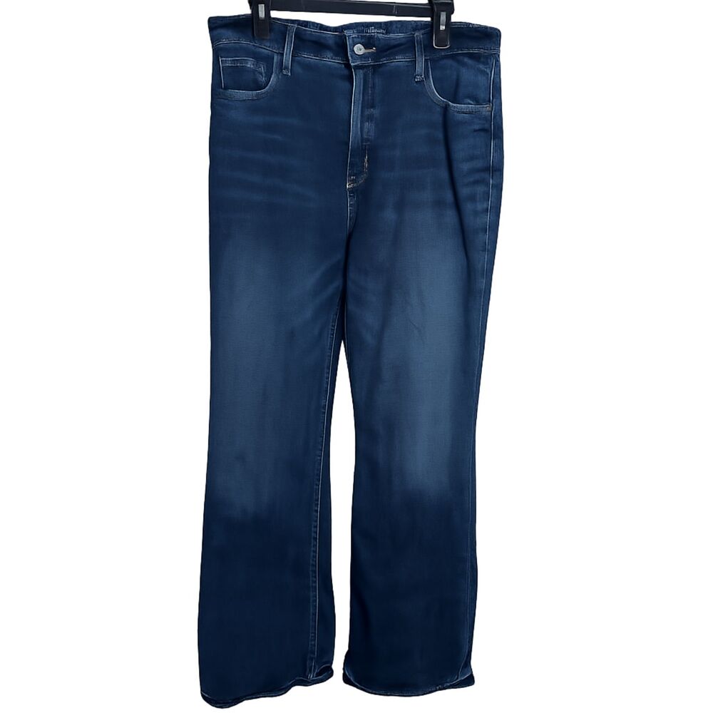 OLD NAVY HIGHER HIGH RISE CLASSIC CASUAL EVERYDAY WEAR DENIM FLARE JEANS SIZE 14